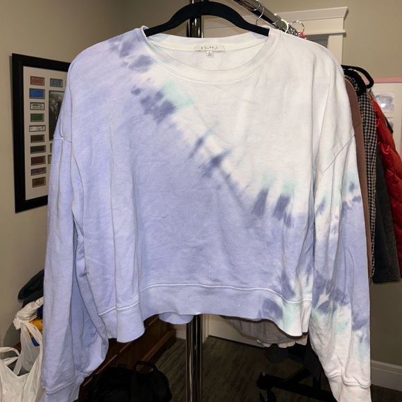 Z supply tie dye sweatshirt size large - Picture 4 of 4